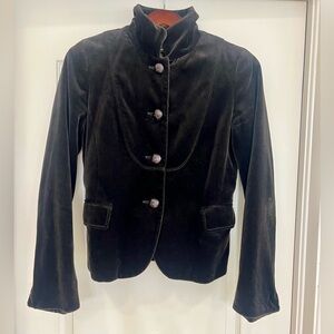 J. Crew Chocolate Brown Velvet Women's Blazer